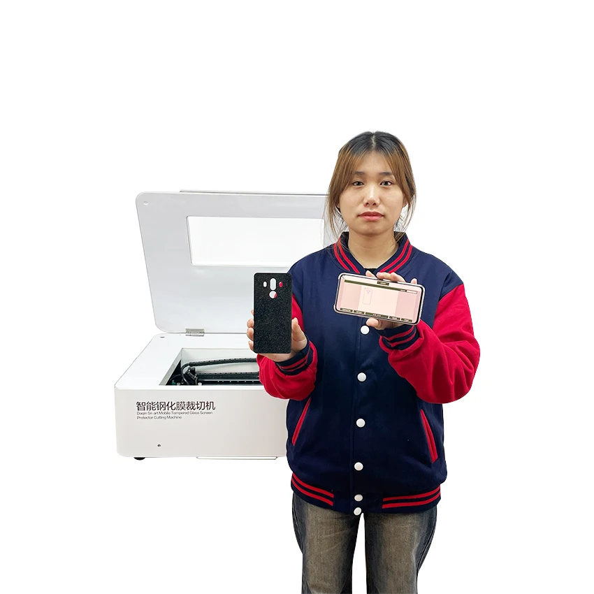 Mobile Phone Tempered Glass Cutting Machine Laser Cutting and Skin Protector for Mobile Phones