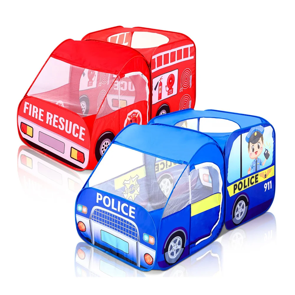 Kids Foldable Indoor and Outdoor Playhouse Vehicle Toys for Girls and Boys Fun Interesting Play Gift Prop