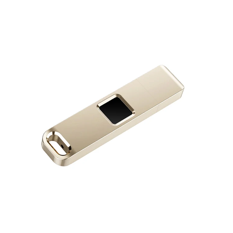 360 Degrees Touch Usb 2.0 U Disk Full Matel Capacitive Metal Fingerprint Encryption U Disk