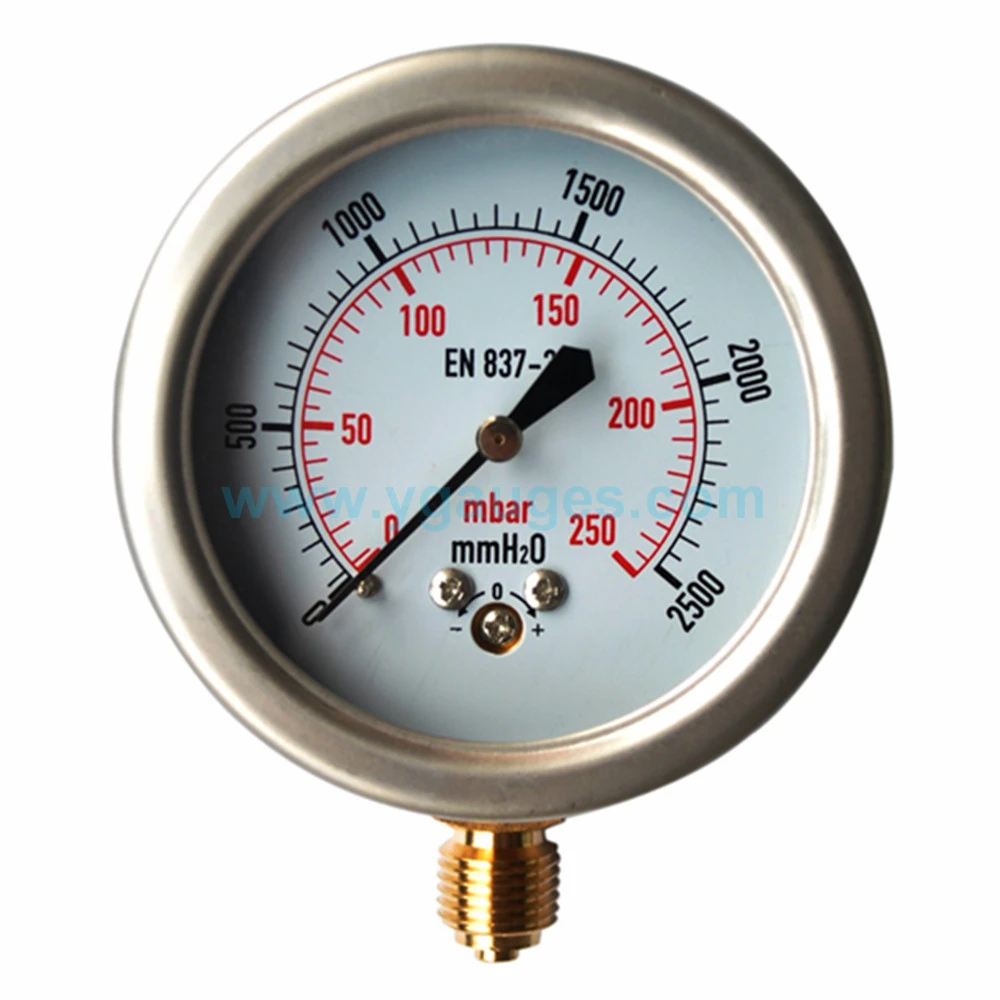 304 stainless steel case micro manometer