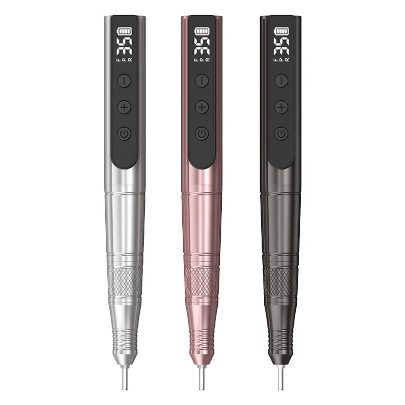 Powerful Mini Display Nail Art Electric Motor Nail Drill New Arrival Professional Salon Manicure E File 35000RPM Nail Drill