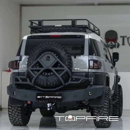 
Topfire Powder Coated Steel Exterior Part Rear Bumper for FJ Accessories 
