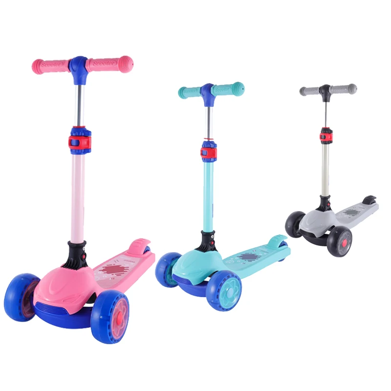 China Manufacturers Custo Foldable Two Wheel Kids Kick Scooter Wholesale