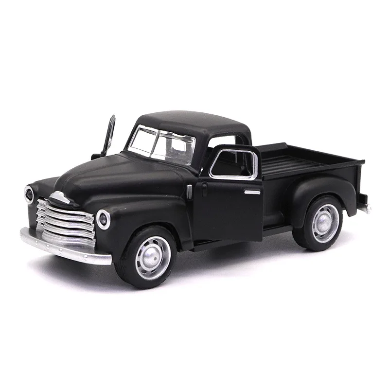 1:32 Scale Classic Pickups Truck Car Model Alloy Pull Back Diecast & Toys Vehicle for Boys Children Christmas Collection Toy Car