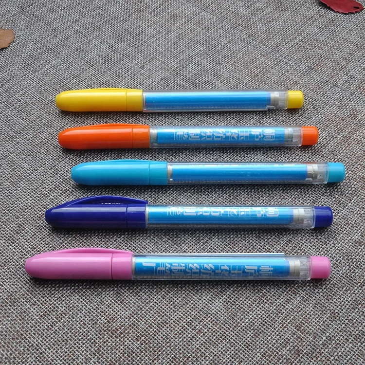 New promotional pen with pull out paper