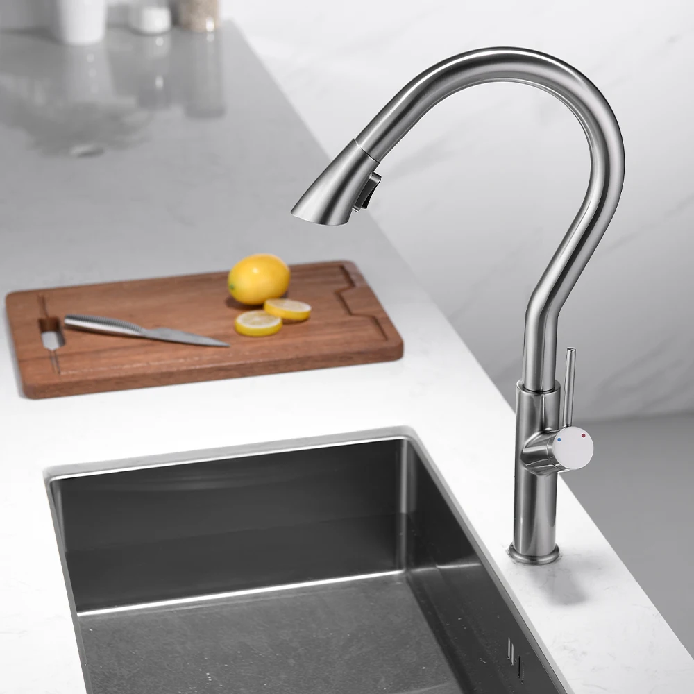 Кухонный Смеситель YUNDOOM OEM Wasserhahn на гибкой ножке из