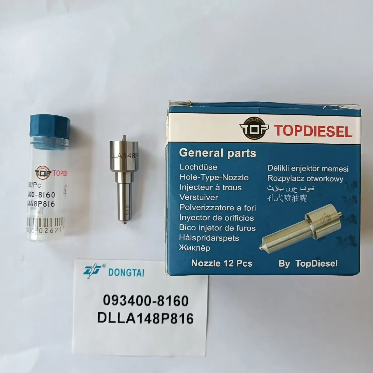 Common Rail Nozzle DLLA148P816 093400-8160 For Denso Injector 09500-5070 09500-5130 16600-AW400 16600-AW420 16600-AW40C
