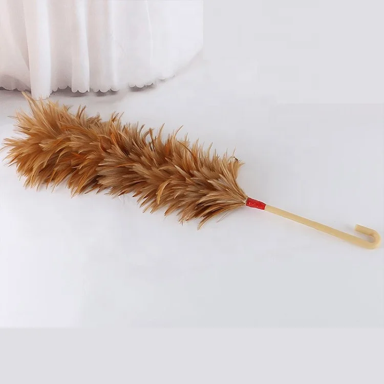 Wholesale Factory Cock Duster Chicken Feather Duster for Household Shop Car Cleaning