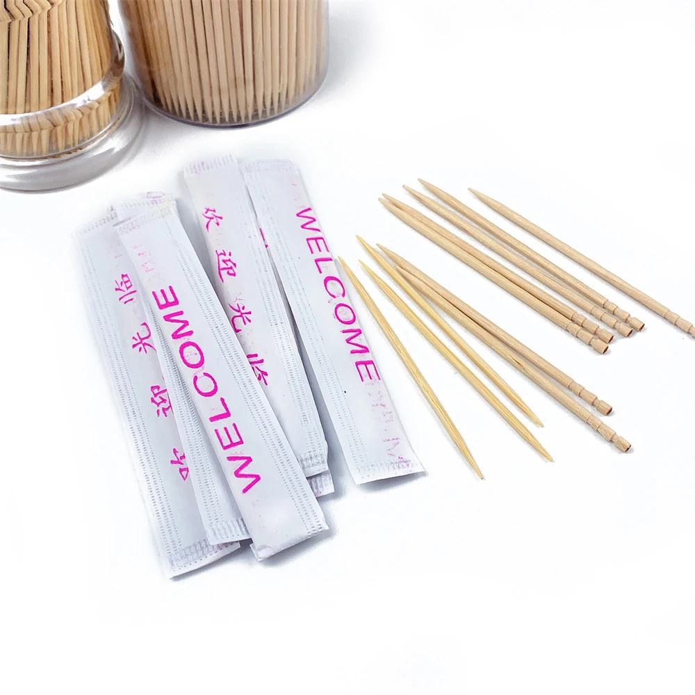 Flavored Bamboo Toothpicks - Refreshing Mint Picks for Fresh Breath