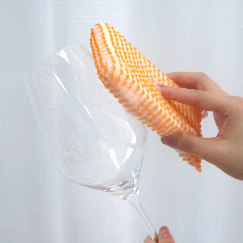 Polyester multicolor cleaning foam mesh kitchen scrub sponge