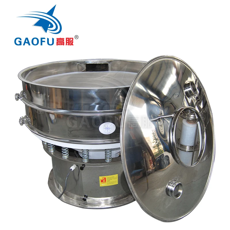 Gaofu automatic grading vibration sifter flame retardant vibratory sieve circular rotary vibrating sieve