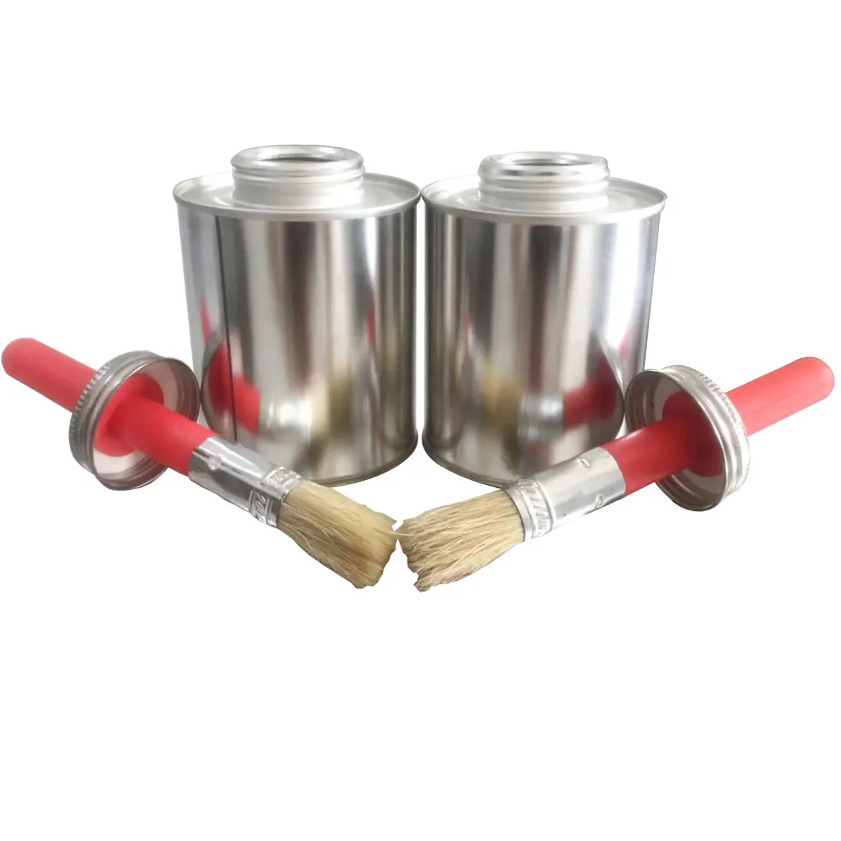 947ml/32 oz round metal  tin can rubber cone for glue hoof oil container equestrian sector