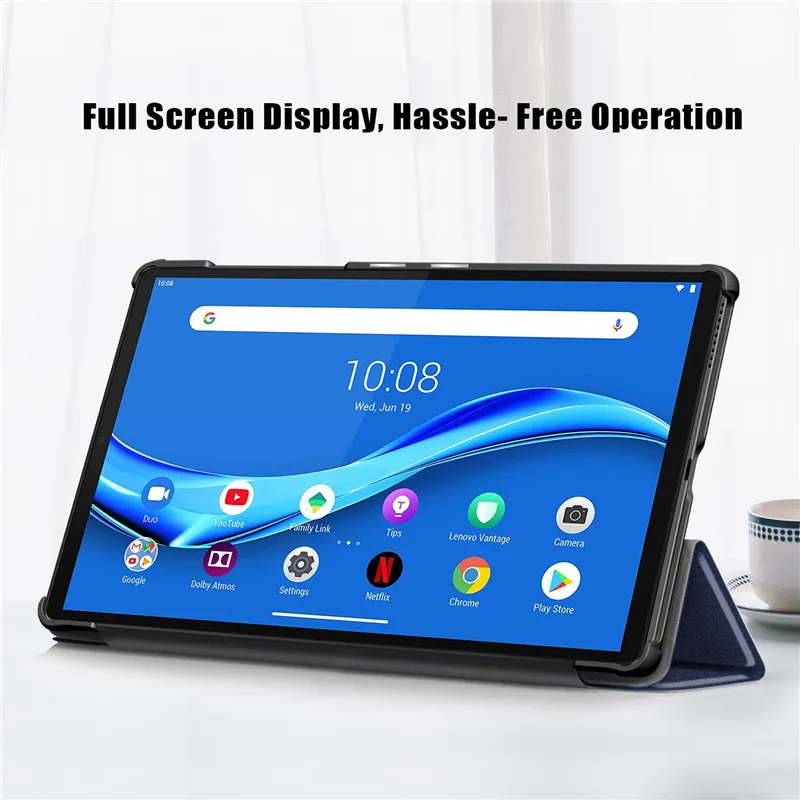 For Lenovo TAB M10 HD 2nd Gen 2 TB-X306X X306 X306X 2020 M10HD Tablet Case Custer Fold Stand Bracket Leather Cover