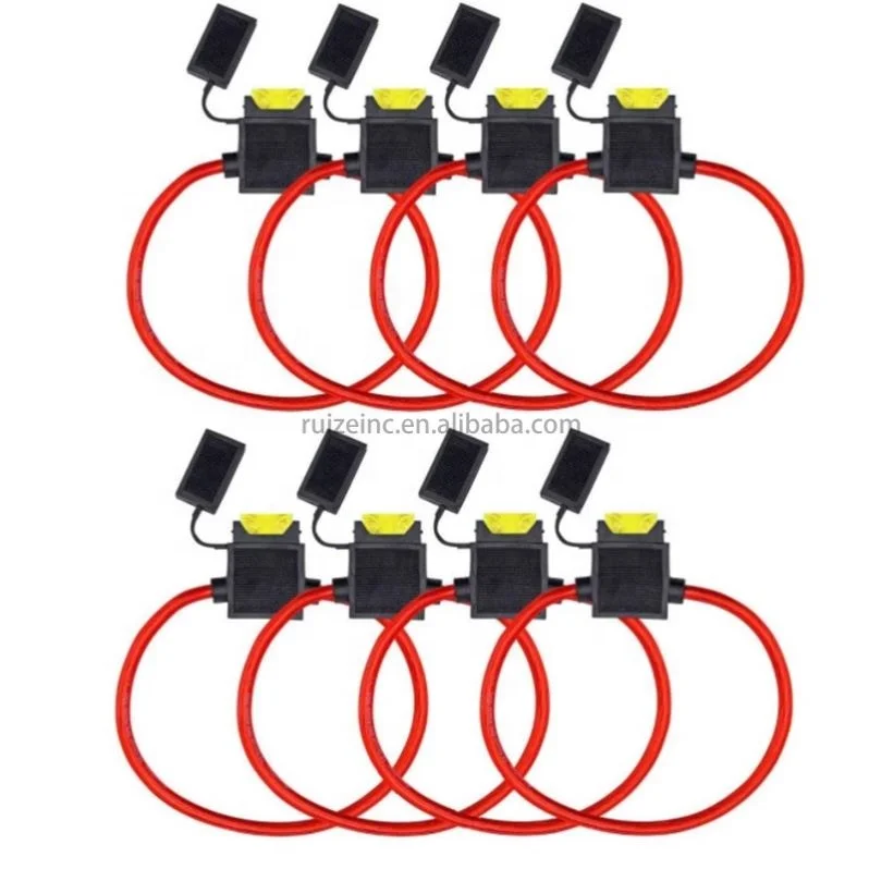 Держатель предохранителя для вставки автомобиля 8 групп прямой плагин ATC/ATO 14AWG 12V20Amp