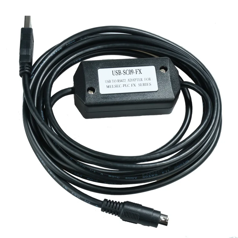 USB-SC09-FX USB к RS422 интерфейс для загрузки PLC Кабель программирования кабель Mitsubishi