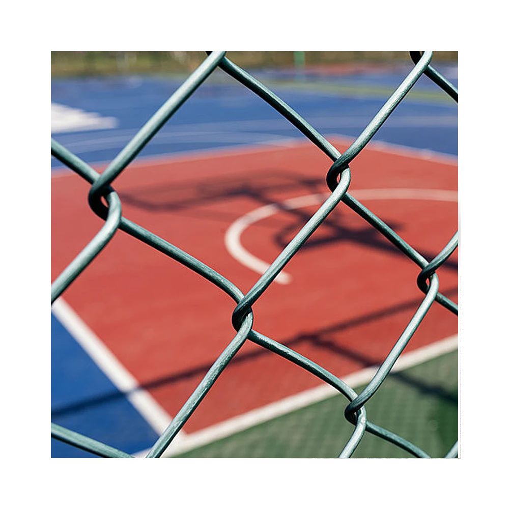 BOCN  Factory ECO FRIENDLY Woven Powder Coated flex fence system Chain Link Fencing for Football Pitch