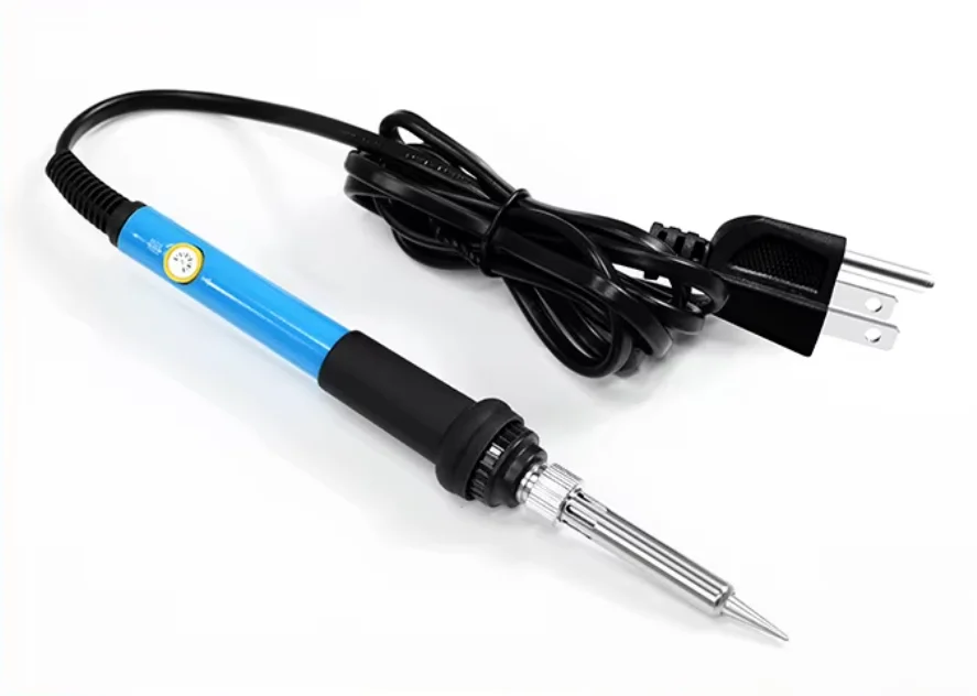 220V 110V 60W Electric Soldering Iron Adjustable Temperature Station with Heat Pen Tips for Repairing and Rework Welding