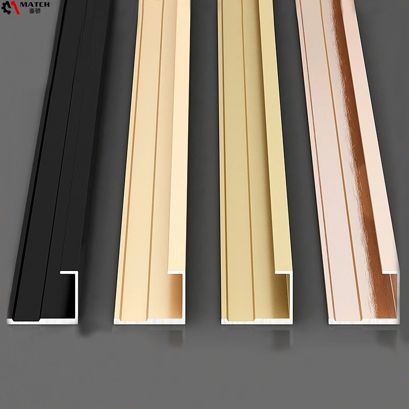 Wholesale cheap decorative metal strips, aluminum ceramic tiles wall panels, decorative metal strip