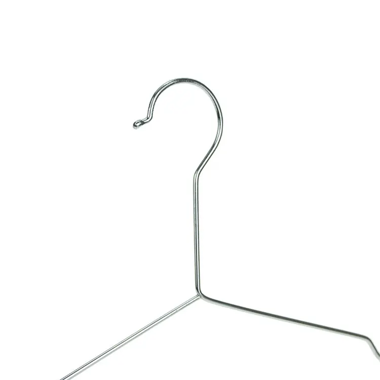 Factory price supermarket chrome wholesale metal gold wire iron custom clothes hangers manufacturer