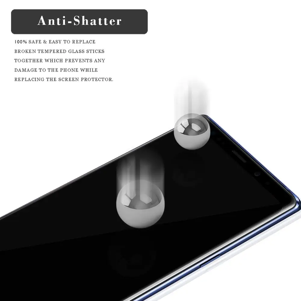 
3D tempered glass reasonable price 0.33mm glass screen protector for Samsung Galaxy Note 9 
