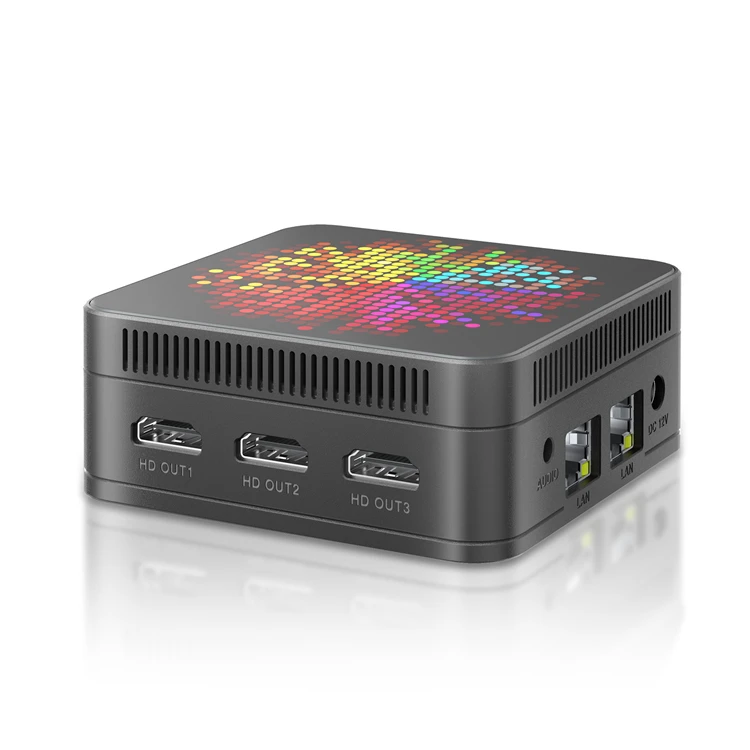 2024 HSI Intel N95 N100 Mini PC RAM DDR5 8GB 16GB 512GB настольный компьютер 4K двойной Lan тройной дисплей Ubuntu Wins11 игровой мини-ПК