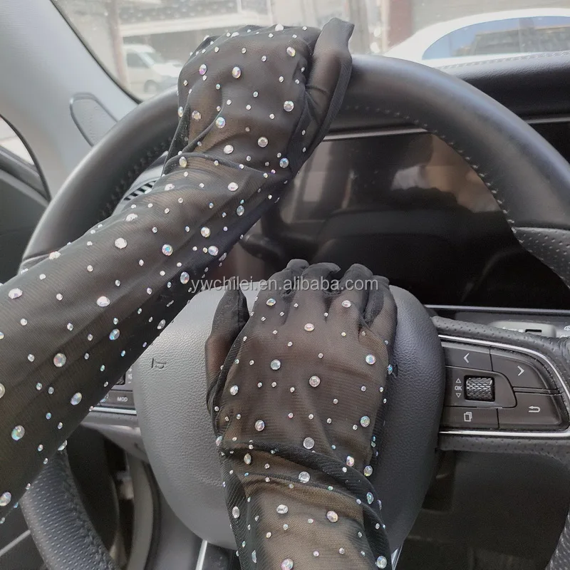Rhinestone Sparkly Gloves