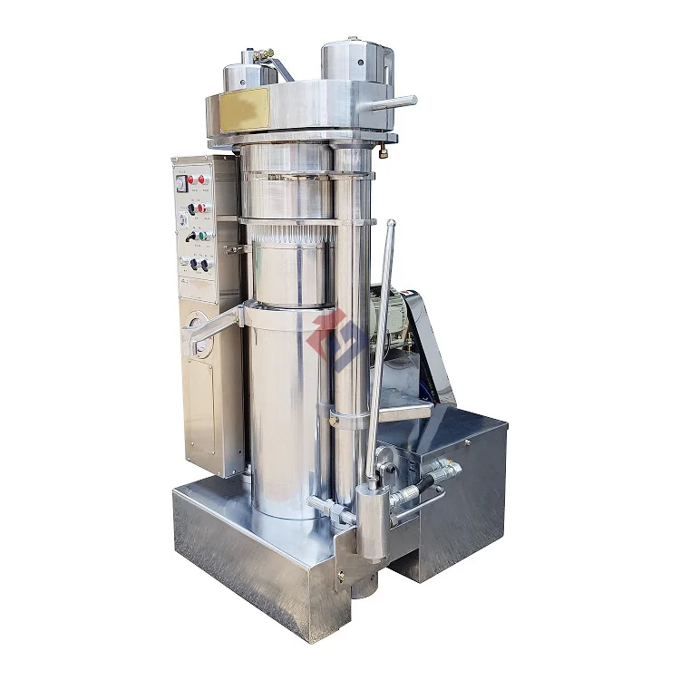 Mini commercial sesame hydraulic plate cold oil press cocoa machine