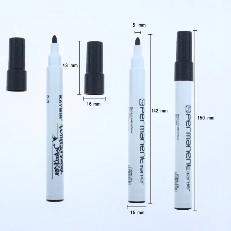 High quality loose packaging non-toxic permanent oily ink marker pen