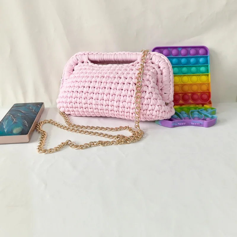 Luxury Crochet Handbags Handmade Pouch Clutch Bag Purses