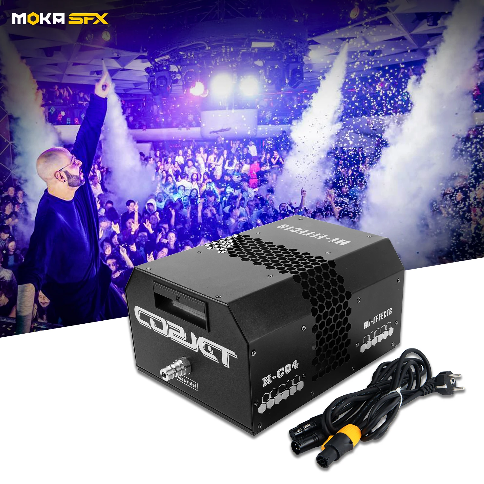 MOKA SFX H-C04 Swing CO2 Jet for Party Concert Bar Club High Effect Moving Smoke High Effect