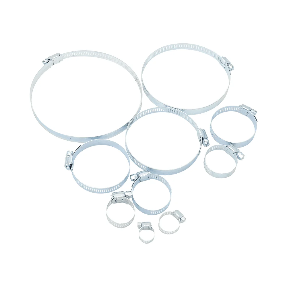 High Quality Adjustable Stainless Steel Worm Gear Clamps for Reliable only fasteners for hose clamp 304 ss