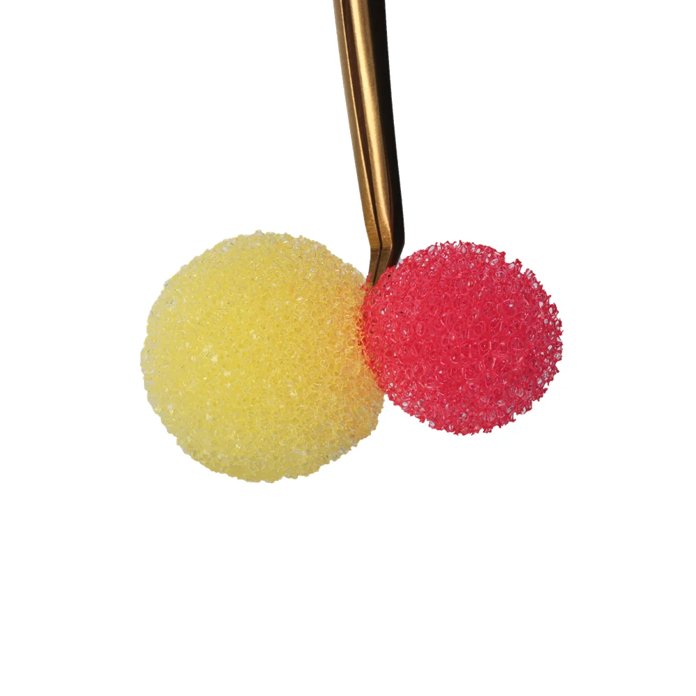 Eyelash Extension Tweezers Cleaning Tool Glue Liquid Remover Sponge Ball Eyelash Curler Cleaner For Lash Extension Tools