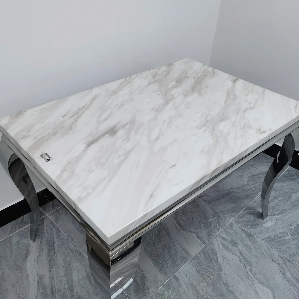 Мебель на заказ, ресторанные прямоугольные Кухонные деревянные обеденные столы из нержавеющей стали