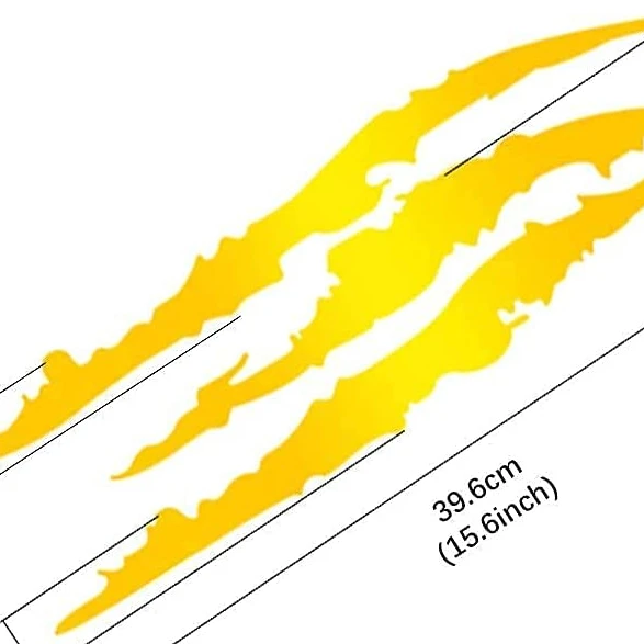 Ghost Claw Scratch Stripe Marks Headlight Decal Vinyl Decal Auto Body Decorative Stickers Pvc Carving Vinyl Decal