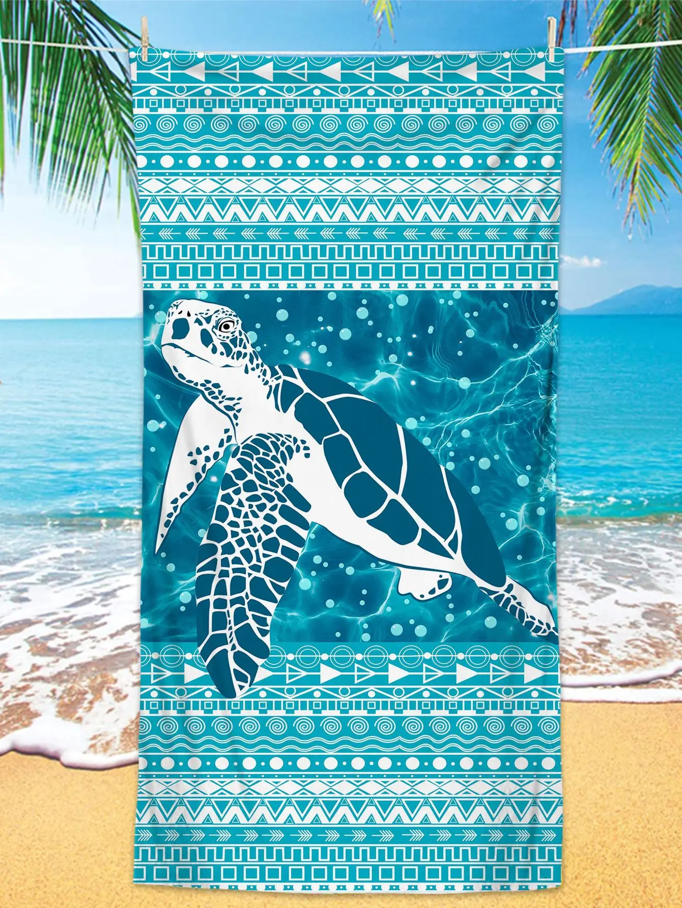 Sublimation Travel Beach Towel Printed Design Custom Beach Towel