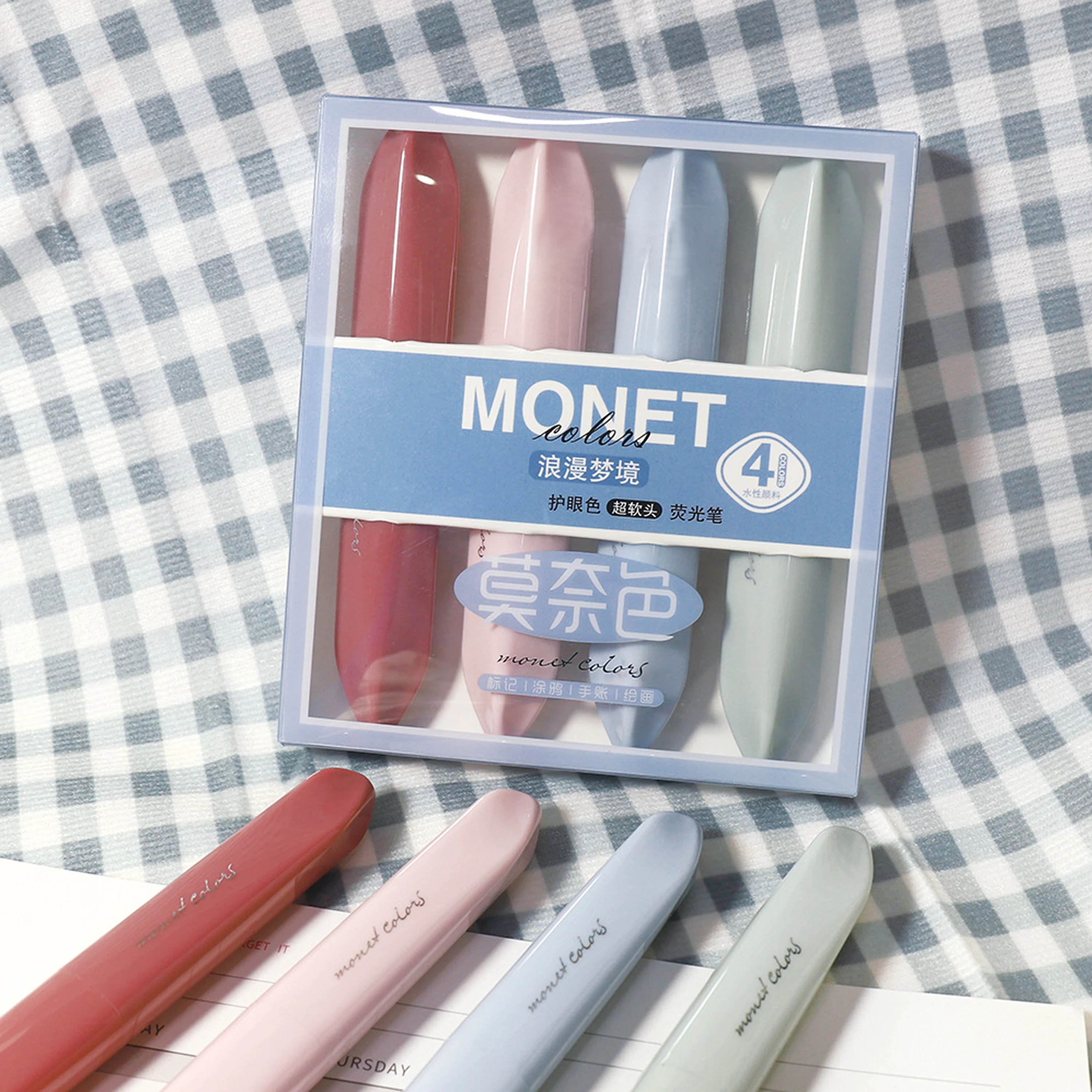 Premium Su Bazli Murekkep lsaretleyici Kalem Ureticisi Jumbo Monet Colours Pen