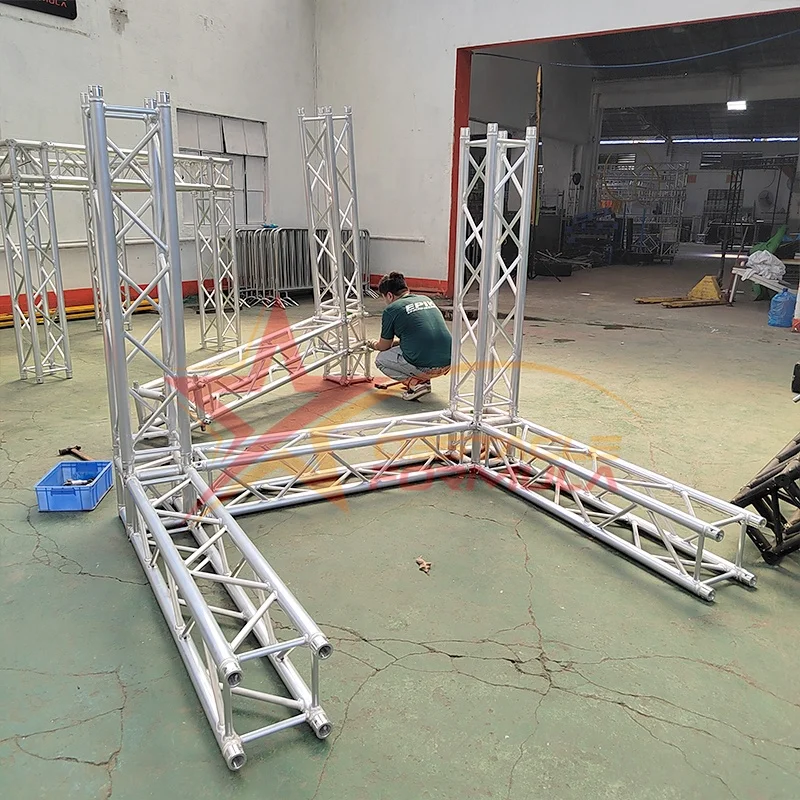 Aluminum Truss Led Screen Hanging Truss Portable Detachable Aluminum Event Concert Wedding Stage Platform For Events