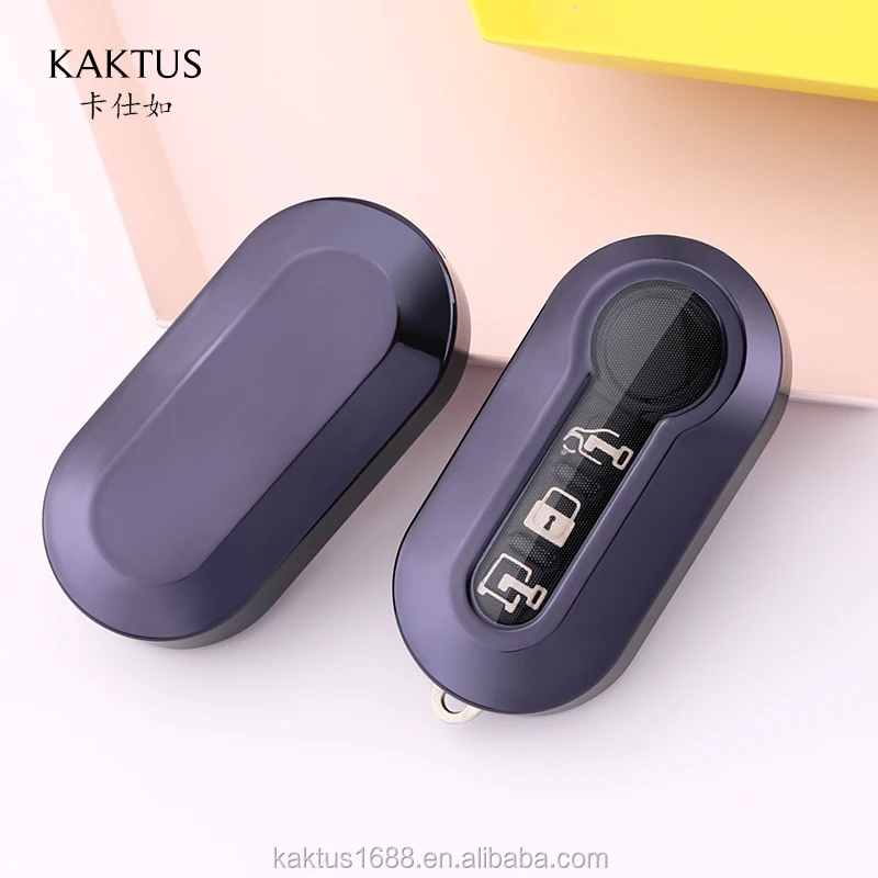 For FIAT Car key shell Bravo FIAT500 Car Key Case Electroplate TPU protect Cover