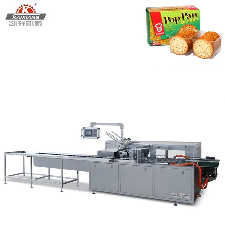Manufacturer wholesale KXZ-130B cookie cartoning machine carton packaging machine