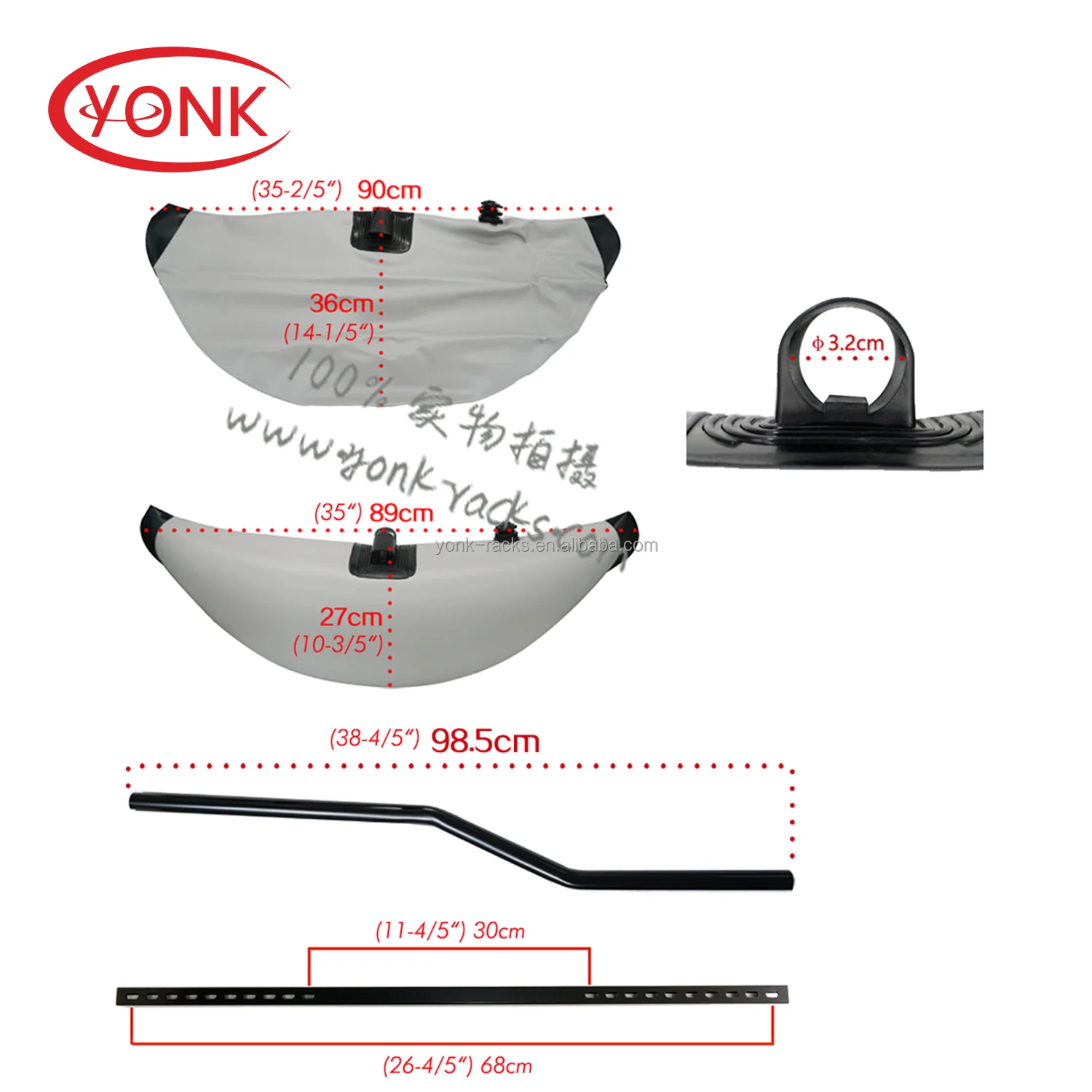 Yonk Kayak Stabilizer Outrigger Inflatable Kayak Accessory