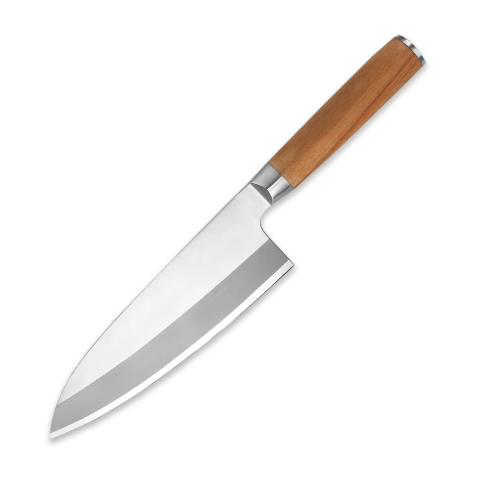 Professional 208mm Japanese High Carbon Steel Knife Fish Filleting Sashimi Sushi Slicing Carving Chef Knife Cleaver Knife