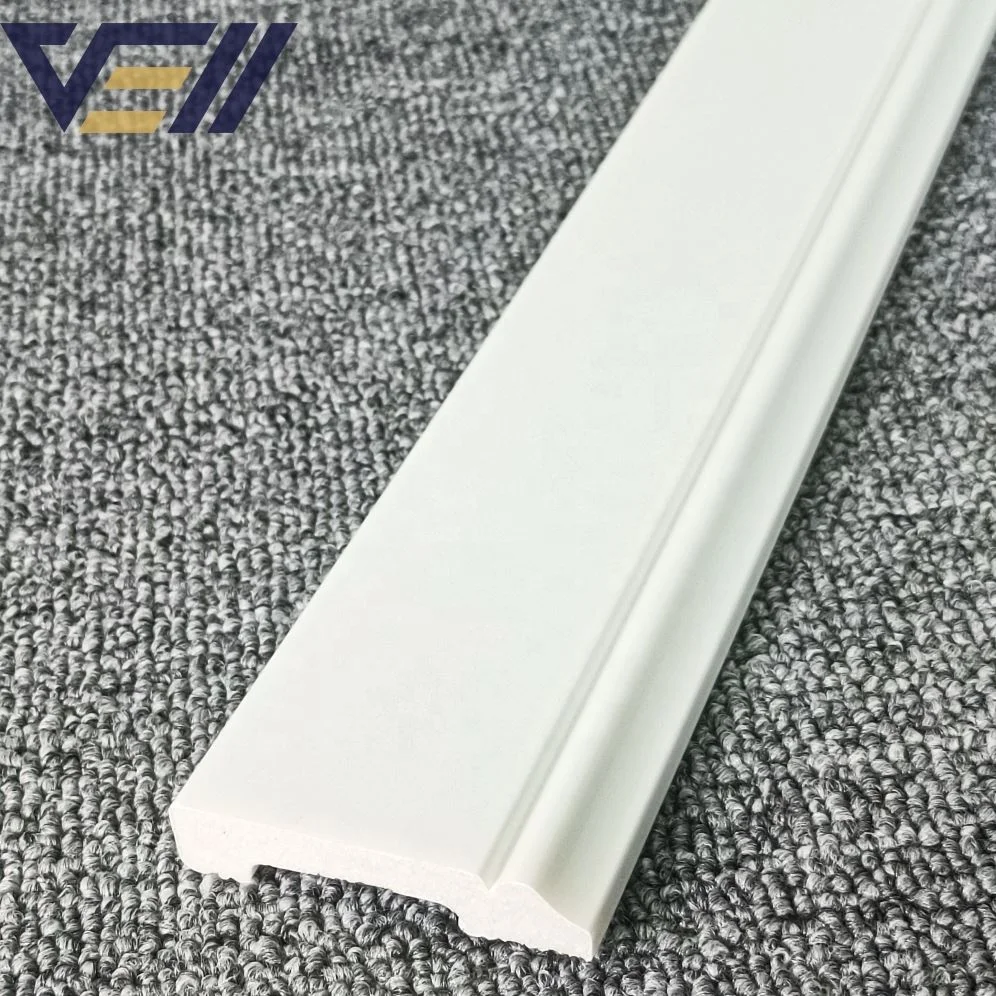 VELL Vinyl flooring accessories polystyrene PS waterproof skirting For Decoration