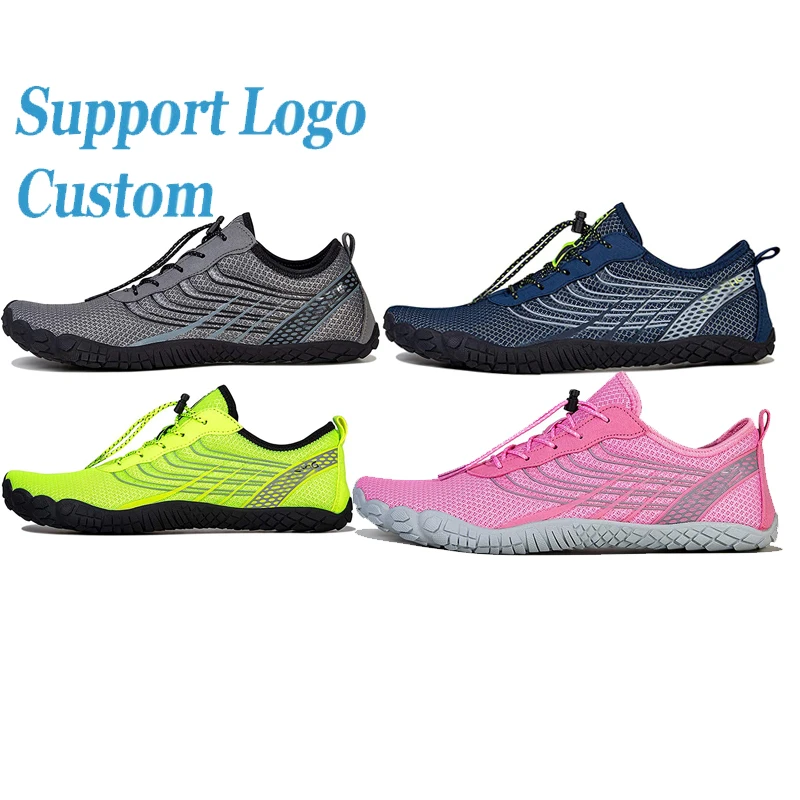 custom Water Shoes Quick Dry Barefoot Wide Toe Swim Aqua Sock River Hiking Beach Sport Shoes Men Women for Kayaking Boating Rock
