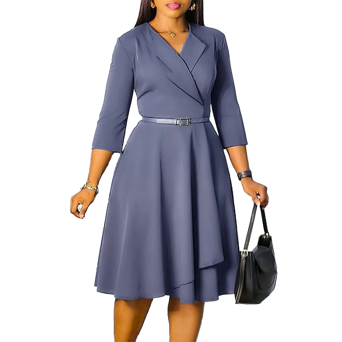 Formal work summer women office uniform style dresses official ladies women clothing office lady