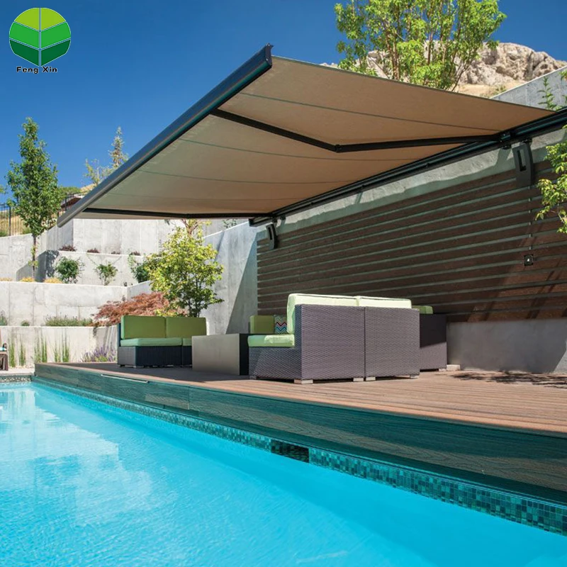 Camping Retractable Awning Hardware Balcony Retractable Polycarbonate Awning Retractable
