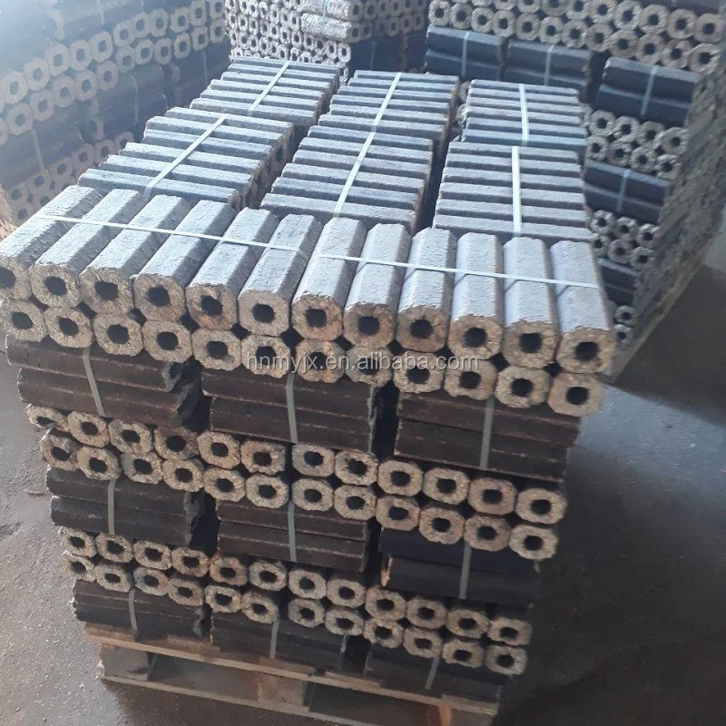 Wood briquettes machine heat pressure Pini Kay 4-corner and 8-corner