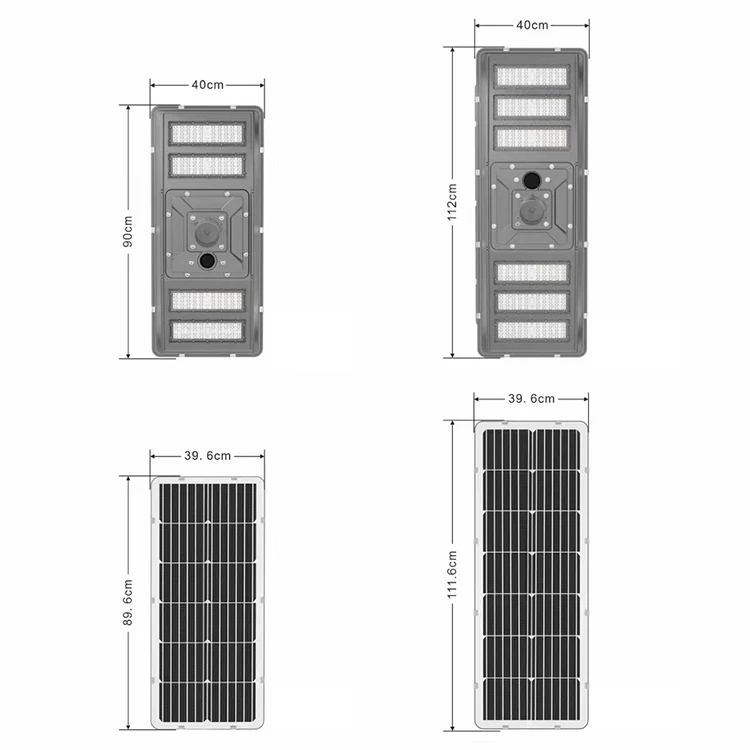Factory Supplies Quick Shipping 400w 600w Outdoor Aluminum 6500k Smd3030 Solar Led Street Light
