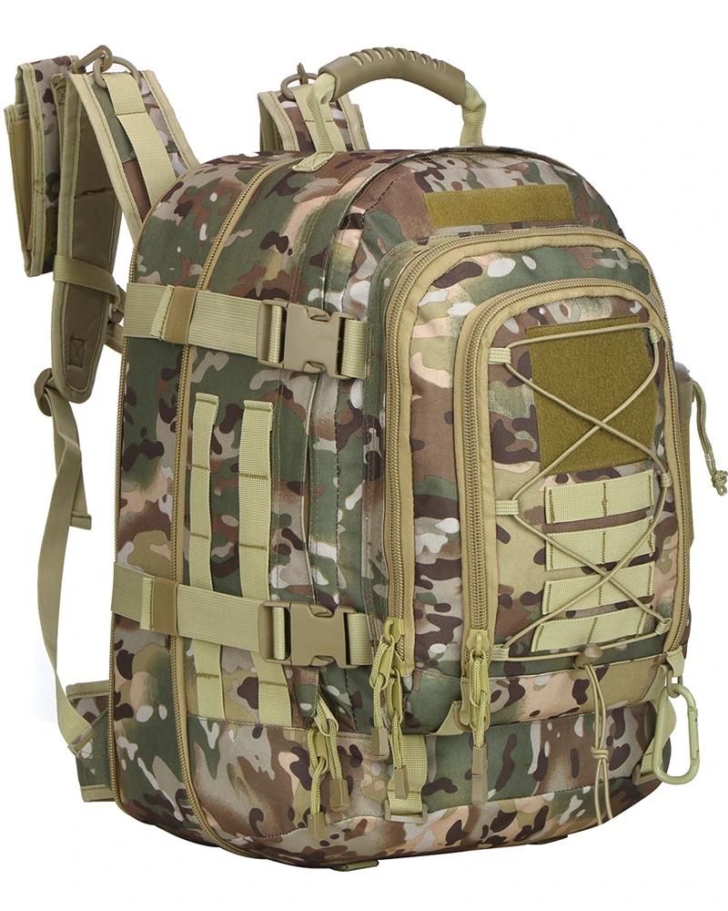 ODM & OEM Larger capacity Waterproof Tactical Trekking Fishing Hunting Bag Military 60l