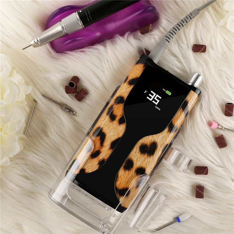 2020 New Design Rechargeable Nail Drill 35000 rpm Professional Electric Nail Art Machine