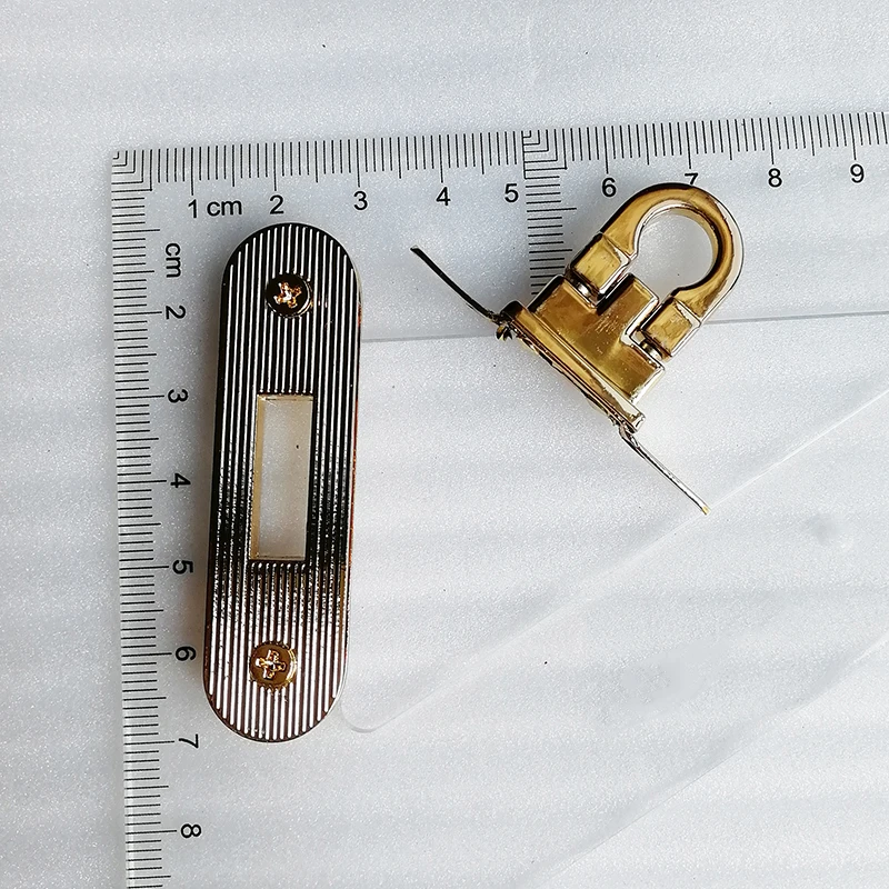 Fashion Metal Alloy Bag Accessories Snap Clasps Closure Hasp Handbag Lock for Briefcase DIY Handmade Craft
